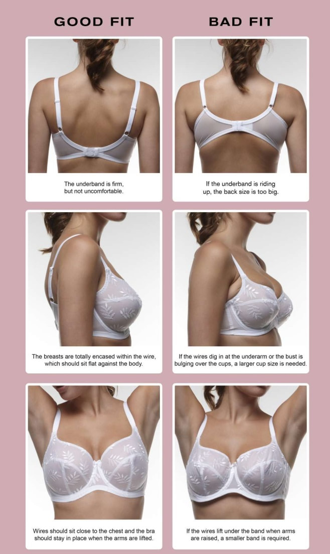 How to put a Bra on! Bra fitting guide and the best way to put on
